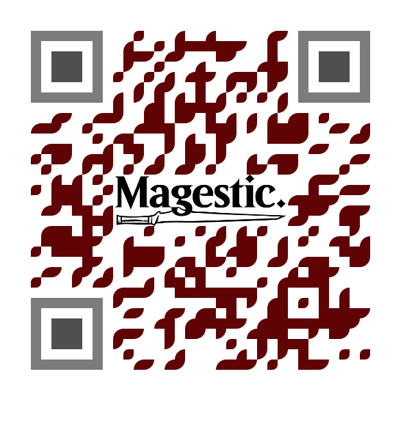 QR code linking to the Magestic Etsy shop